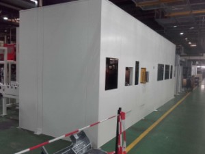 Schallschutzkabinen Aufbau / Wartung