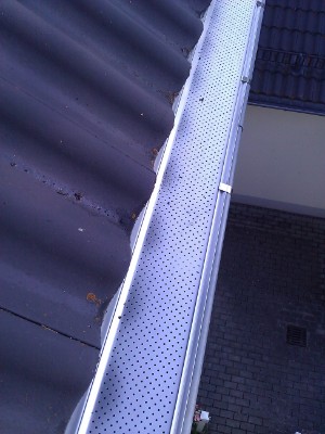 Schutz gegen verstopfte Dachrinnen